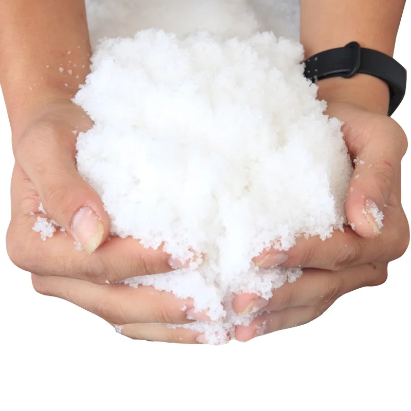 Artificial Snow Instant Snow Powder Fluffy Snowflake Super Absorbant Froze  1pack