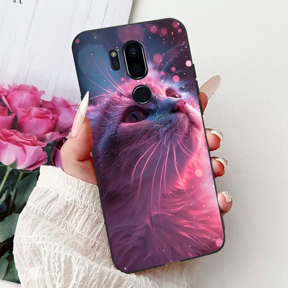 Cute Cat Luxury Painted Soft Slim Phone Case - Stylish Protective Cover