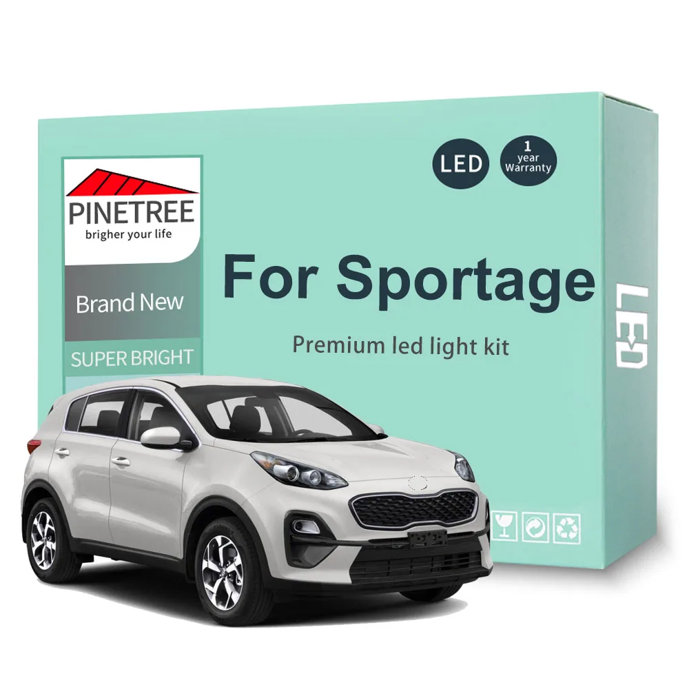 Led Interior Light Kit For Kia Sportage 2021 2022 2023 Led Dome Map License  Plate Light Canbus - Signal Lamp - AliExpress