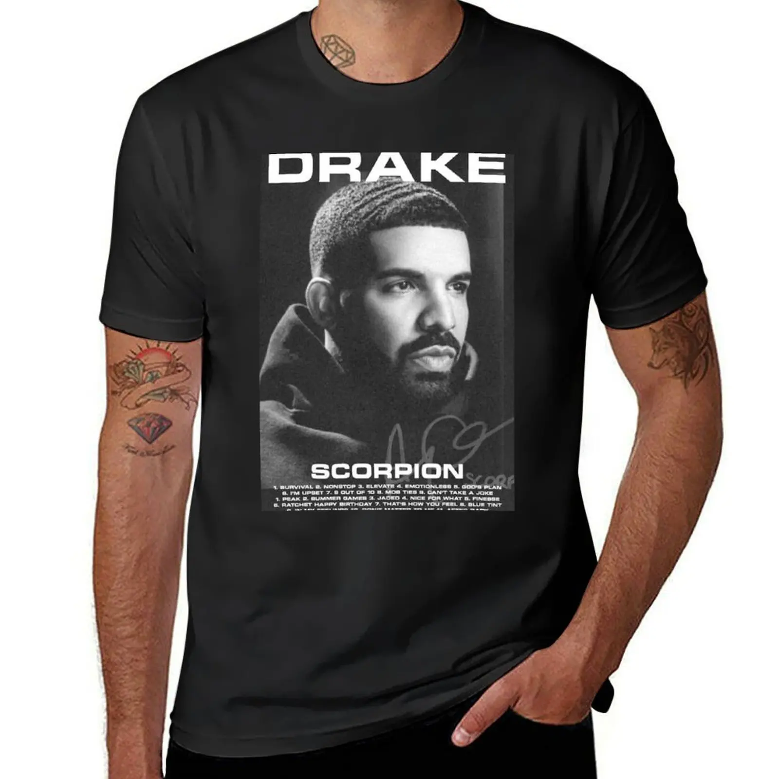 

Scorpion - Drake T-shirt new edition funnys plain white t shirts men