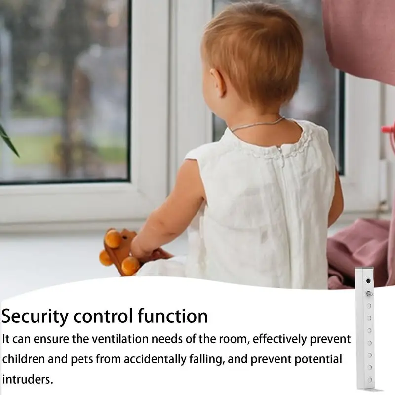 Window Security Bar Window Interior Adjustable Bar For Security Anti-Theft Stoppers For Child And Pet Safety Children