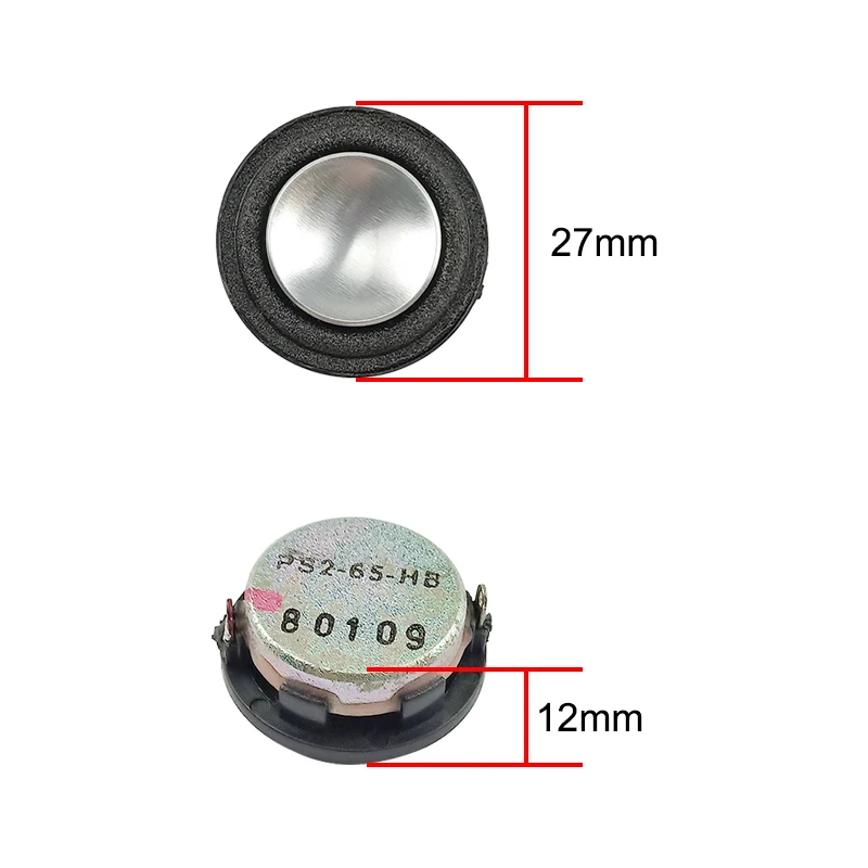 2 Altoparlanti Magnetici Esterni Rotondi SODIAL - 1/4W 8 Ohm 27mm - Colore Verde