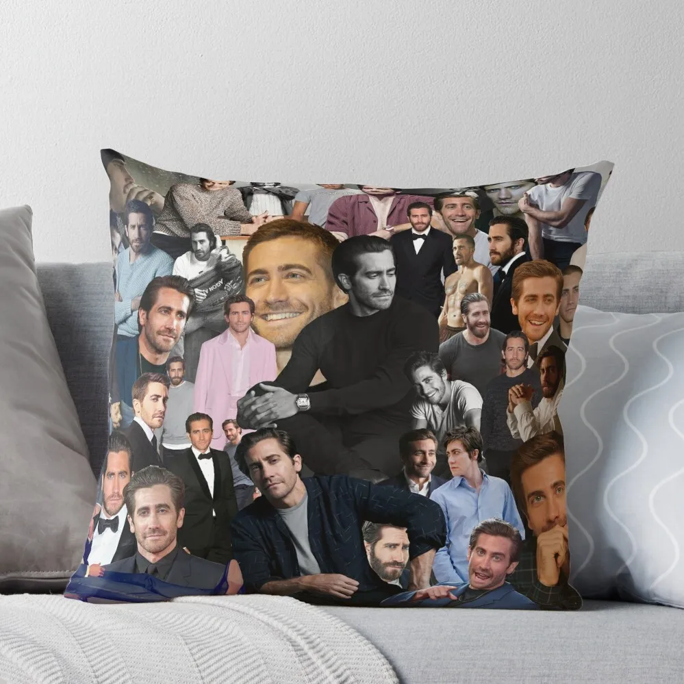 

Jake Gyllenhaal Throw Pillow sleeping pillows Sofa Covers Custom Cushion Photo