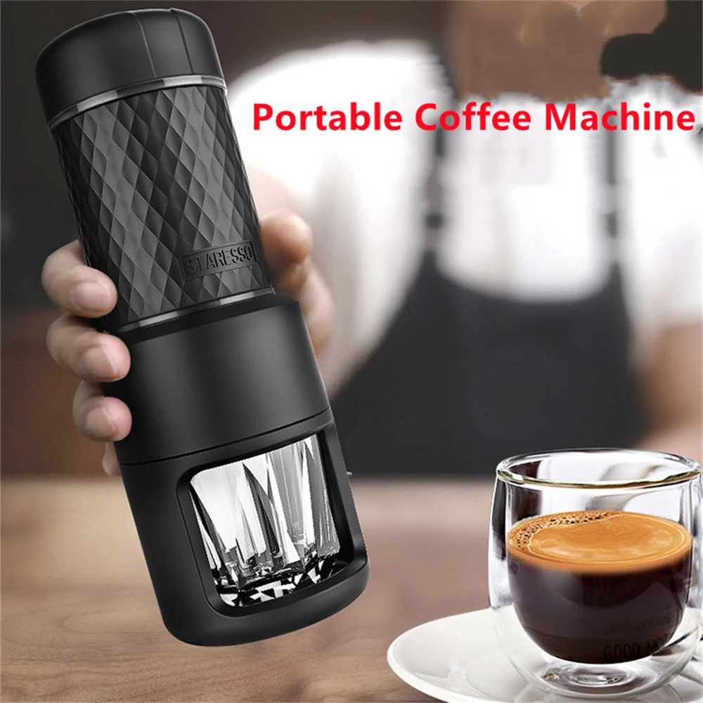 Staresso Portable Espresso Maker Sp200 Brew Coffee Capsules Machine Great For Hikers Campers