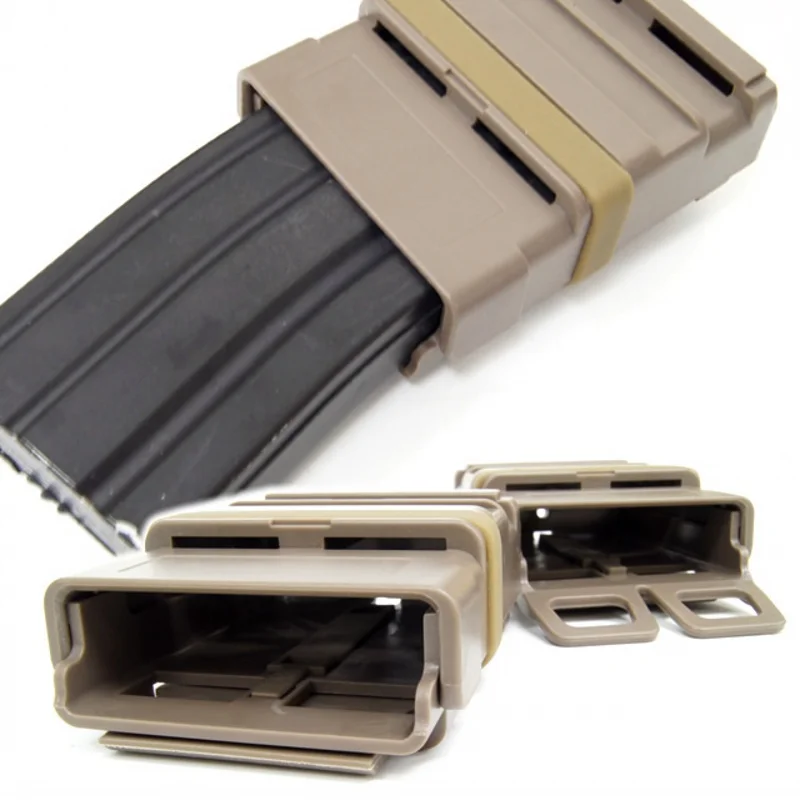 Magazine Pouch Ammo Pouch Airsoft Accessory Molle Pouch Ammunition Bag M4 Molle Clip FastMag Hunting Vest Pouch Airsoft AR 5.56 Magazine Holder EDC Hunting Fast Mag Holster Waist Bag