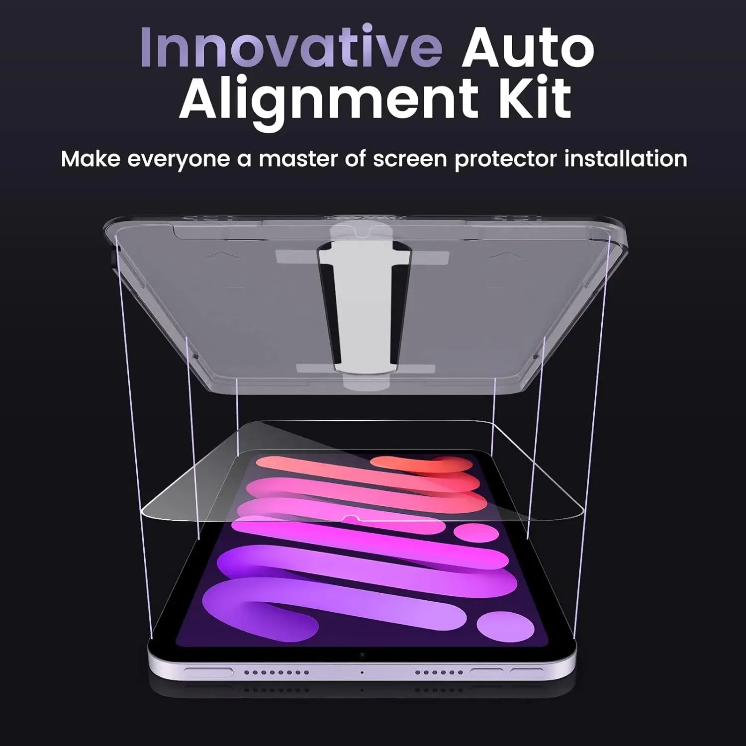 Screen Protector for iPad Mini 7/6 8.3inch Easy Installation Box Tempered Glass for iPad Mini 7th/6th Gen 2024/2021 8.3"A17 Pro