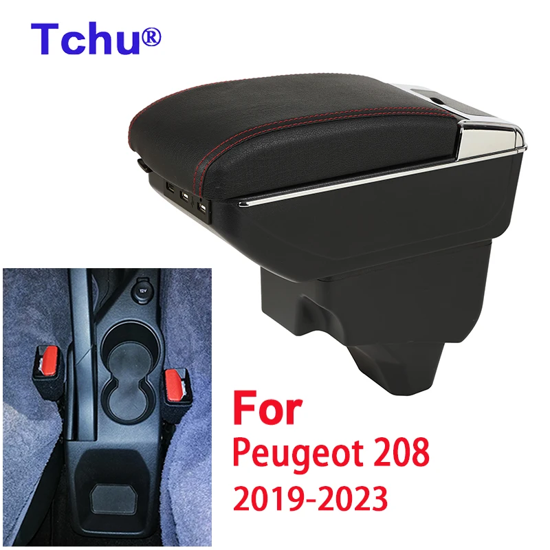 Armrest center armrest center console for Peugeot 2008 2020-2023 car