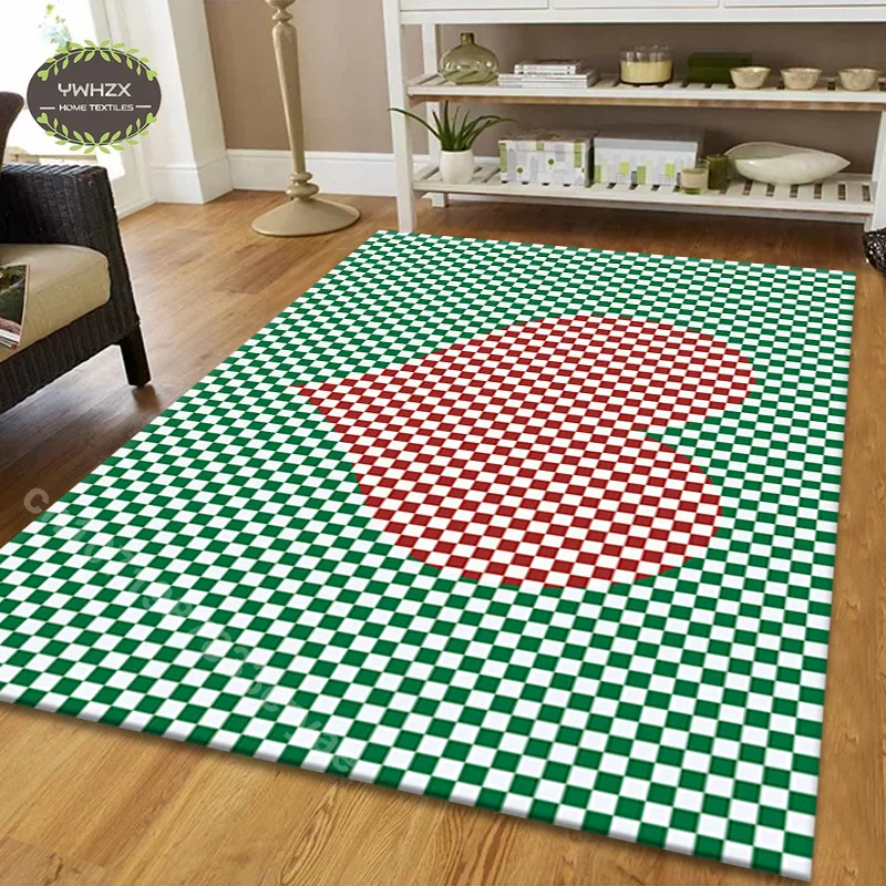 

Ins Style Decoration Rugs Checkerboard Carpet Bedroom Living Room Large Area Rug Modern Geometric Color Lattice Decor Floor Mat