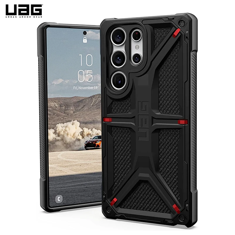 Custodia Antiurto Uag Monarch Kevlar Per Samsung Galaxy S23 Ultra Plus S23Ultra Cover Protettiva Premium Robusta Antigoccia Originale