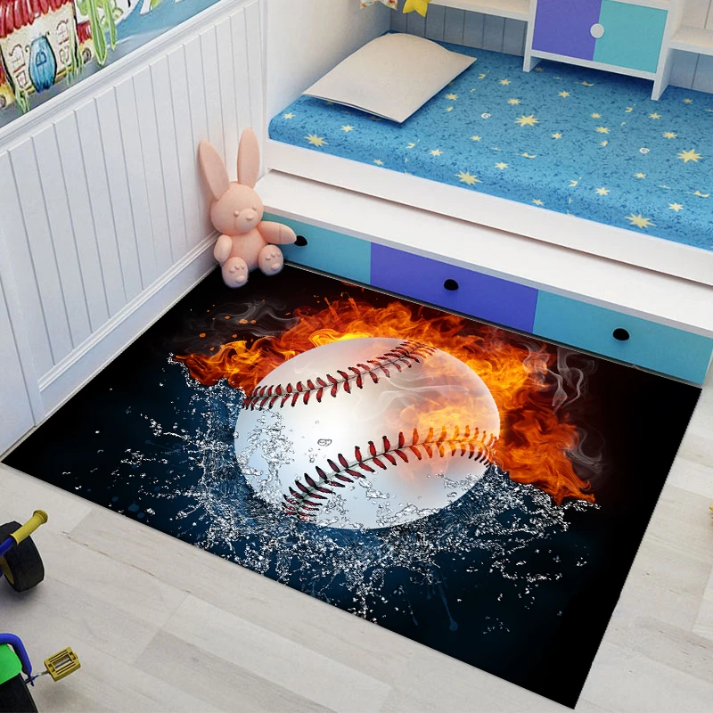 Football Carpet for Living Room Home Decoration Bedroom Bedside Large Area Rugs Non-slip Lounge Mat Children Room Carpet 4