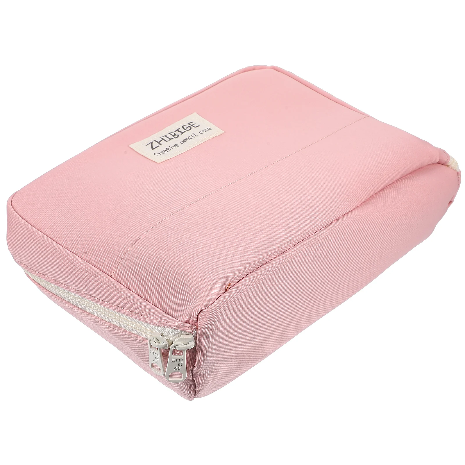 

Organizer Pouch Pencil Case for Teenage Girls Large Capacity Holder Canvas Zipper Bag Cases Pupils Storage