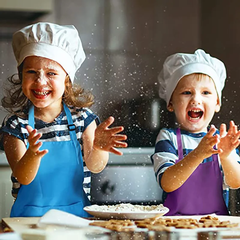 Günstiger Großhandel für Kinder und Erwachsene, Eltern-Kind-Kochschürze, Malerei, Kochklasse, Anzugschürze und Kochmütze auf Lager – Detail 18
