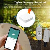 Zigbee Temperature Humidity Soil Moisture Sensor Meter Optional Light Detector Garden Irrigation For Tuya Z2M Home Assistant APP - Image 3