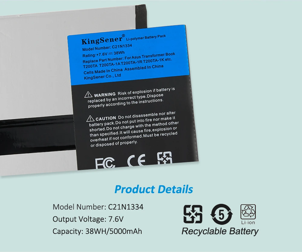 transformador livro t200ta T200TA-1A T200TA-1K T200TA-1R 200ta-c1-bl tablet pc 7.6v 38wh