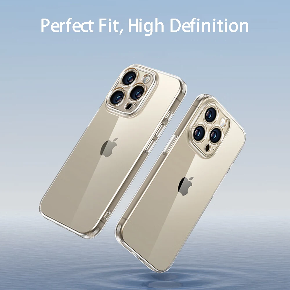 Klare Handyhülle für iPhone 11 12 13 14 15 Pro Max Silikon weich für iPhone X Max XR XS 8 7 6 Plus transparente Rückseite – Detail 8