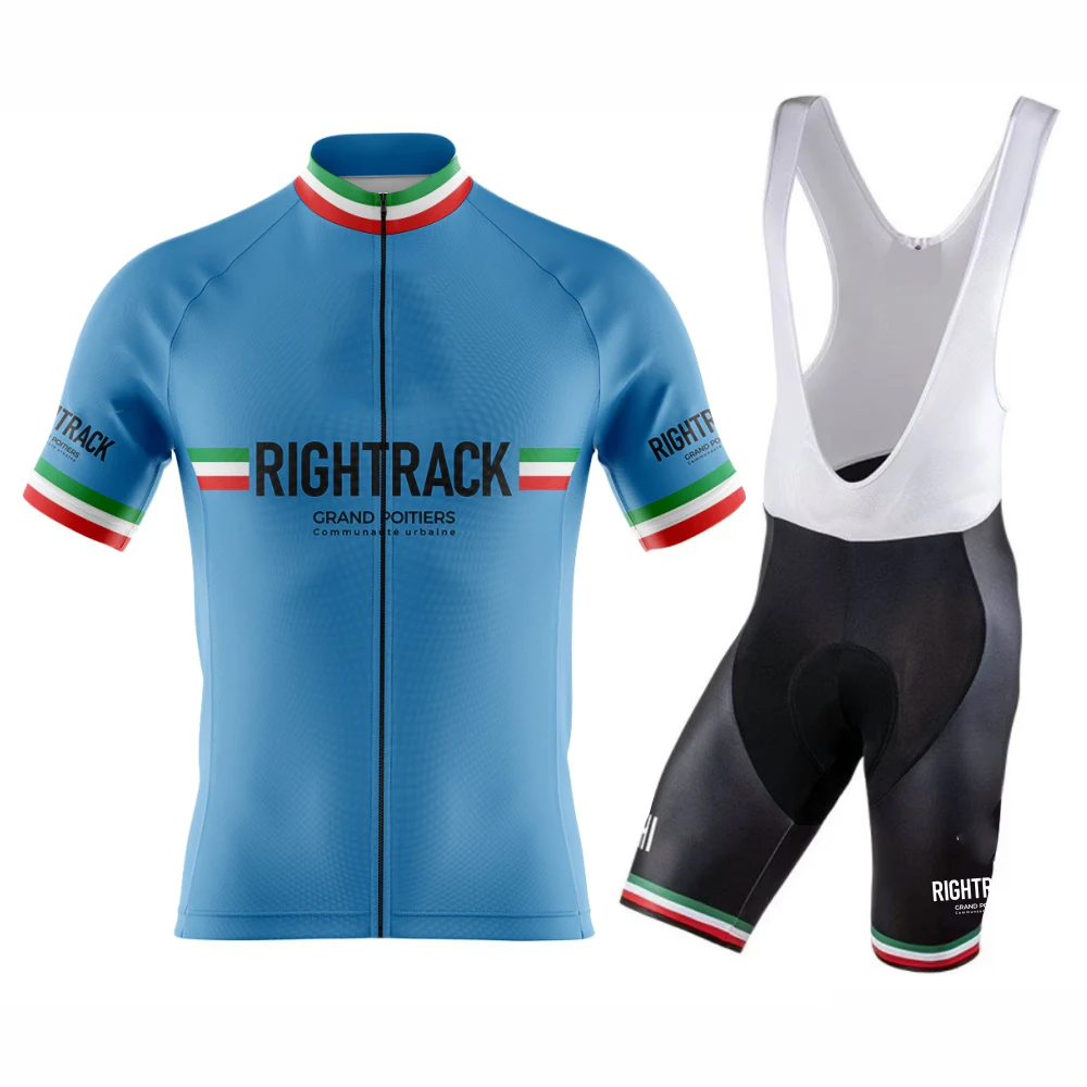 Pro Race Righttrack Ciclismo Jersey Estate Traspirante Quick Dry Suit 20D Bavaglini Maillot Ropa Ciclismo Abbigliamento