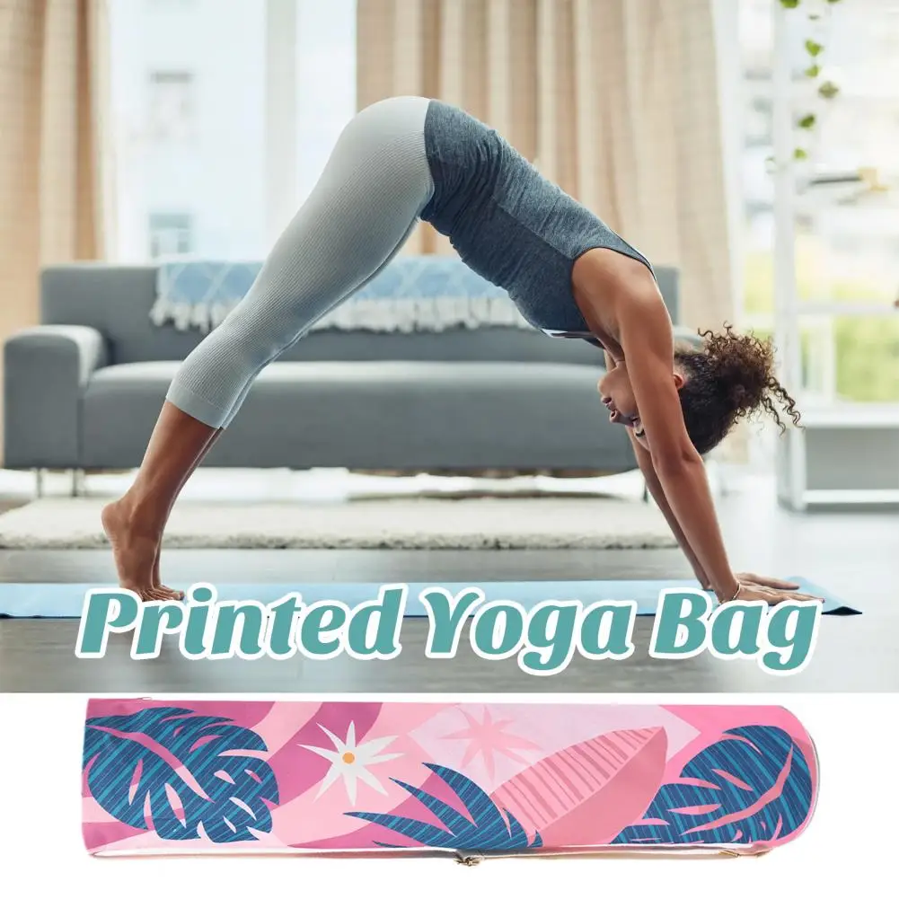 Yoga Mat Storage Bag Double Zipper Exercise Yoga Mat Carry Bag Large Capacity Adjustable Shoulder Strap Yoga Mat Carrier 3