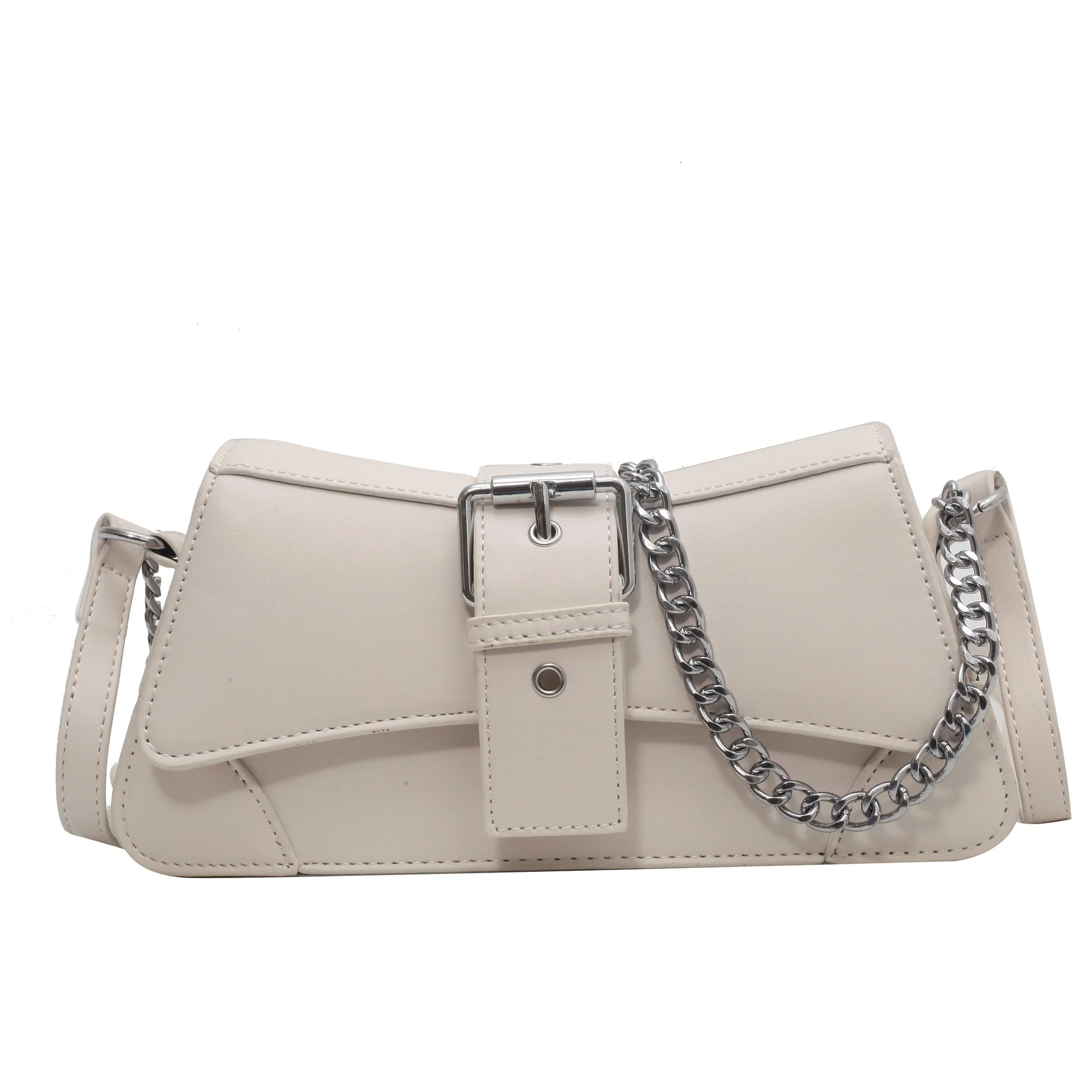 

2022 New Classic Retro Versatile Crossbody Bag Simple Chain Strap One Shoulder Fashionable Underarm Small Square Women's Bag
