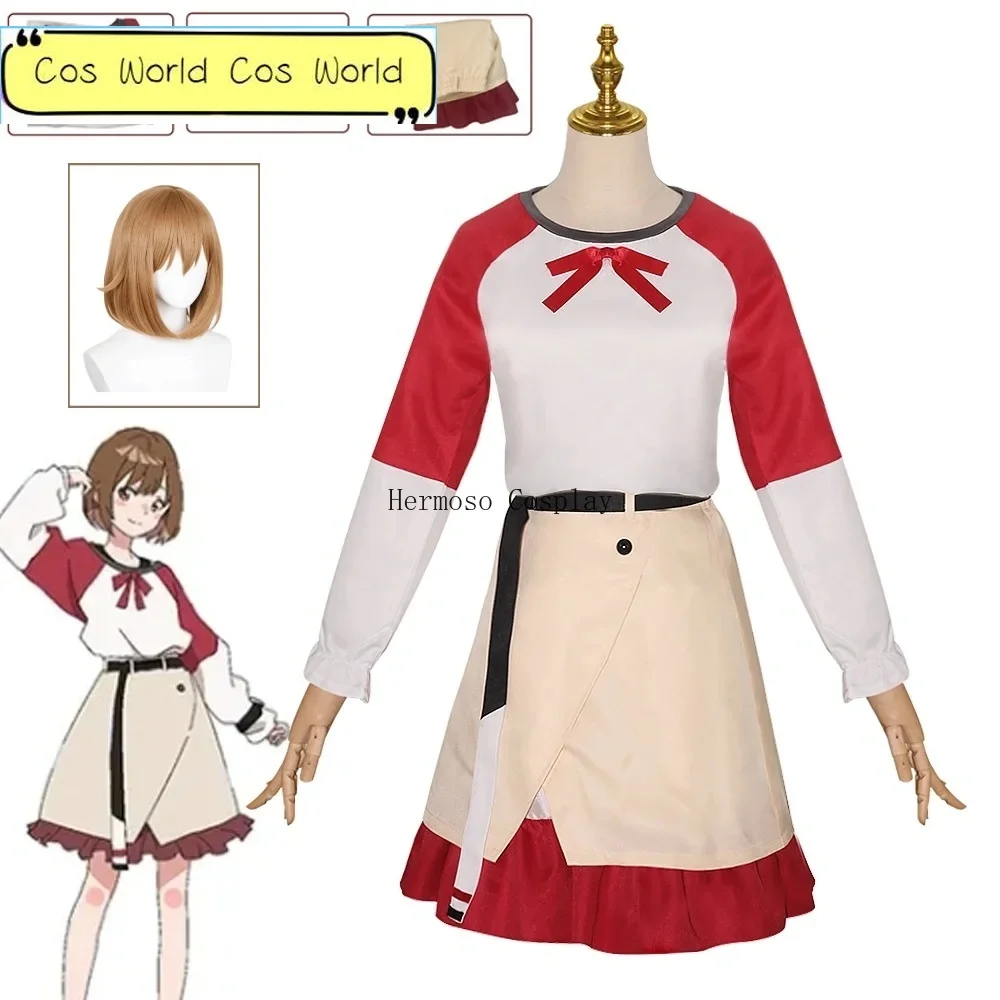 

Kouzuki Cosplay Costume Fantasy Skirt Tops Belt Anime Jellyfish Can not Swim at Night Costume Disguise Women Fantasia Outfits
