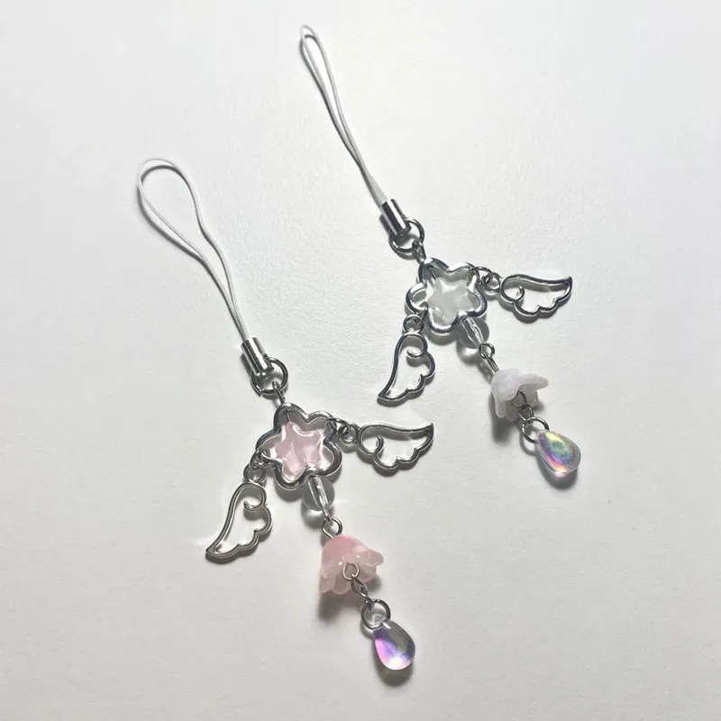 

Подходящий для телефона с ангелом очаровательный цветочный Фотофон ручной работы