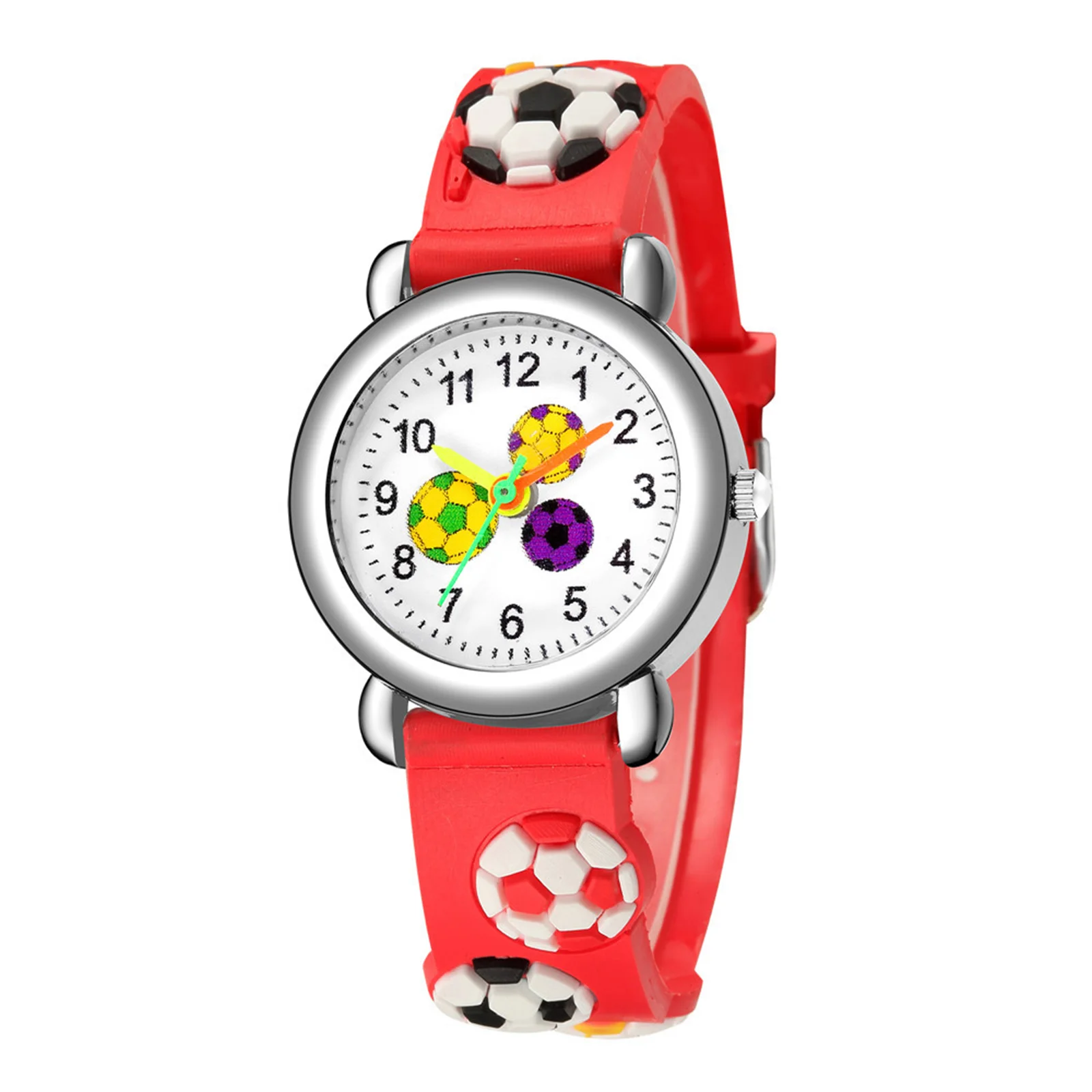 

Watch Lovely Kids Children Cartoon Bands Pattern Student Wristwatch for Printed