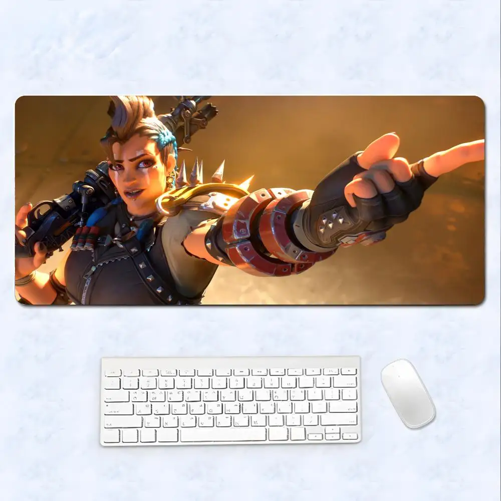 Junker Queen Junkrat Kiriko Mouse Pad Cartoon Lockedge Large Gaming Pad  Computer Gamer Keyboard Mat Desk Mousepad PC Desk Pad - AliExpress