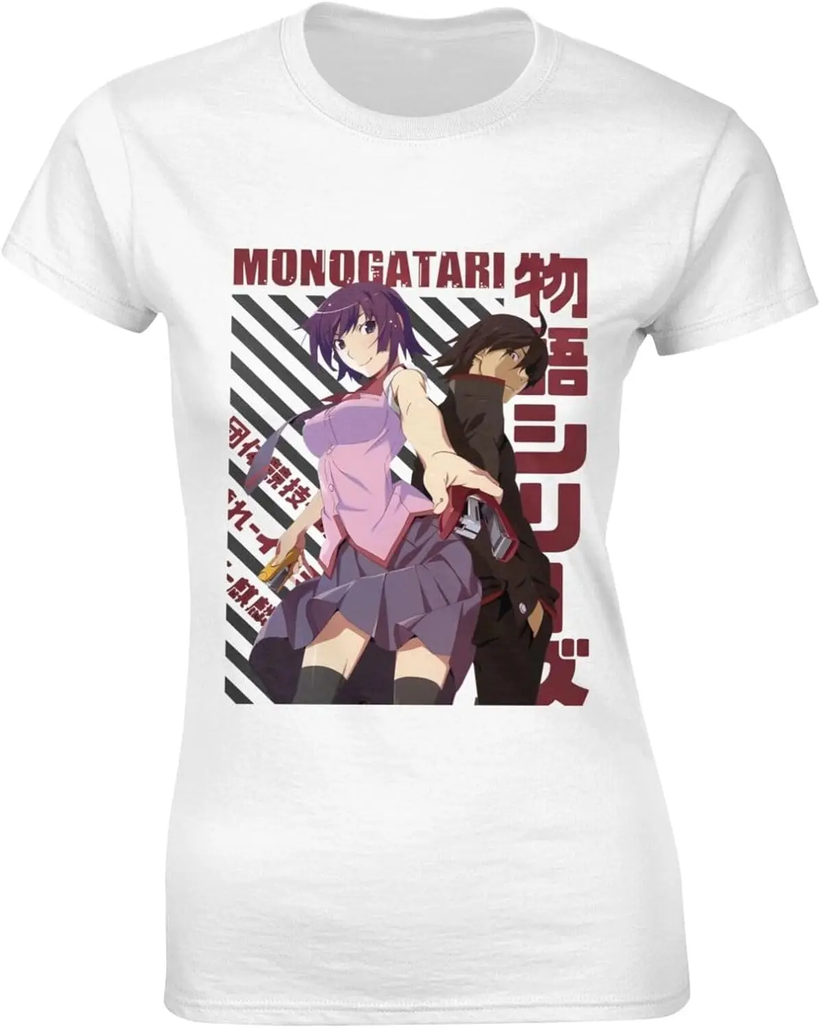 

Женская футболка с коротким рукавом, серия Monogatari