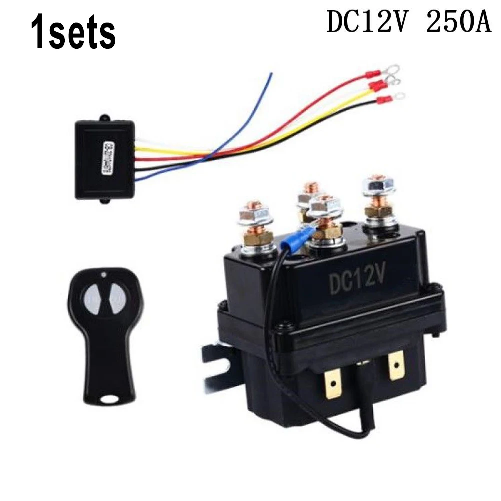 

Relay 12V 250A Relay Winch Relay Winch Reversing 12V 250A Relay Control Eelectromagnetic Relay Machine Tool Relays