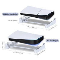 For PS5/PS5 Slim Console Holder PS5 Slim Horizontal Bracket PS5 Base Stand For Playstation 5 Disc & Digital Editions Accessories - Image 5
