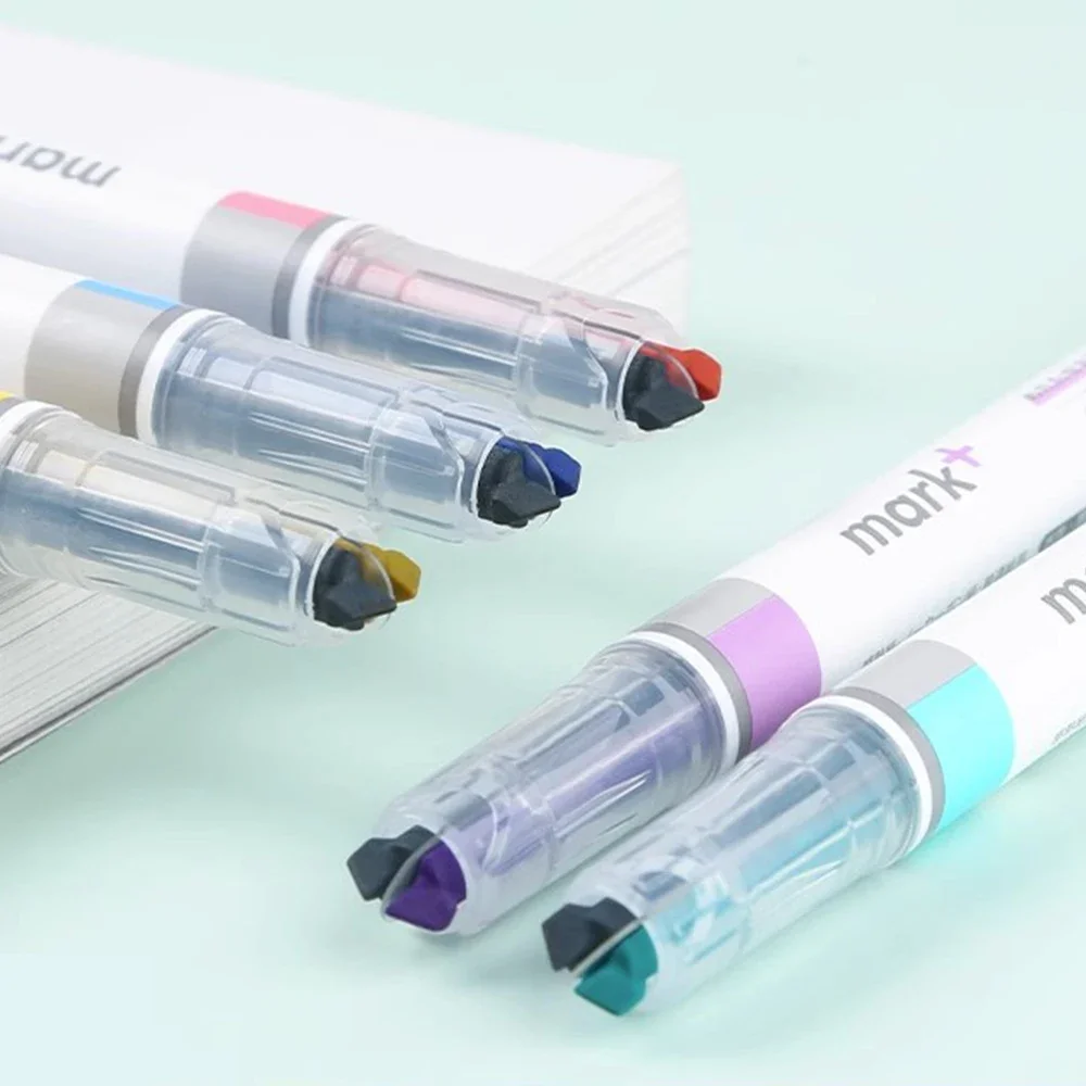 Japan KOKUYO Highlighter Mark+Two Tone Marker 0.4mm PM-MT100