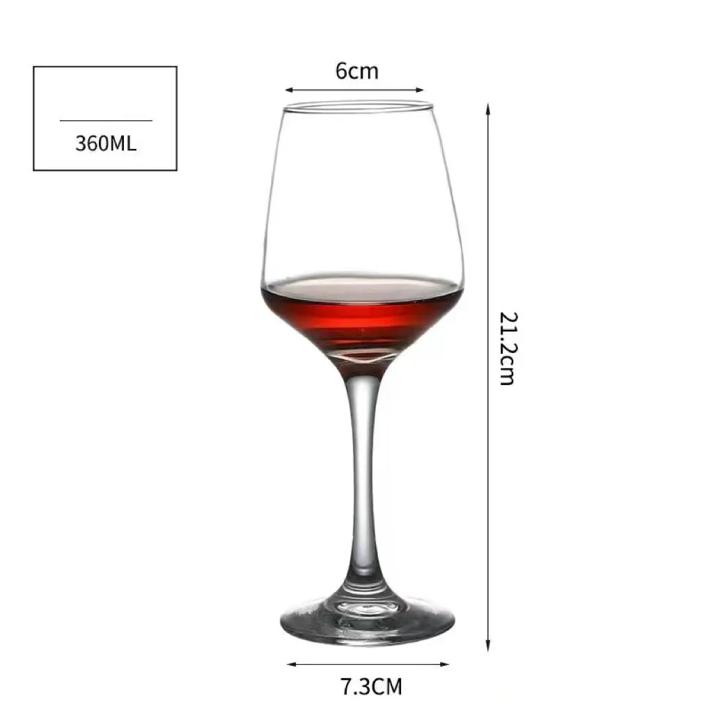 Clear Wine Glass Set (6pcs) 6