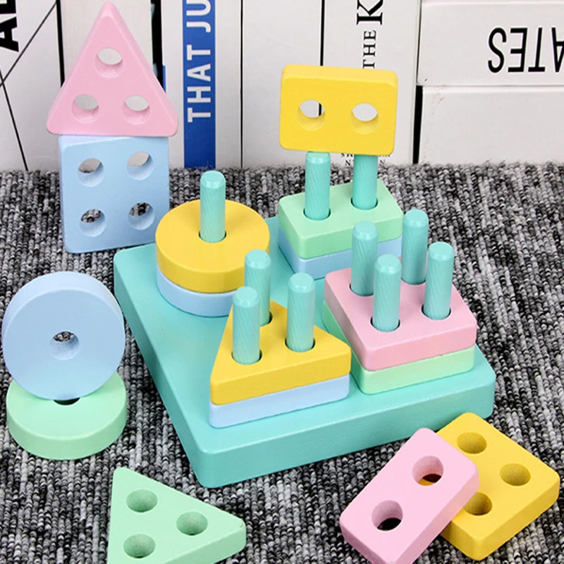 Montessori Wooden Block Puzzle 4