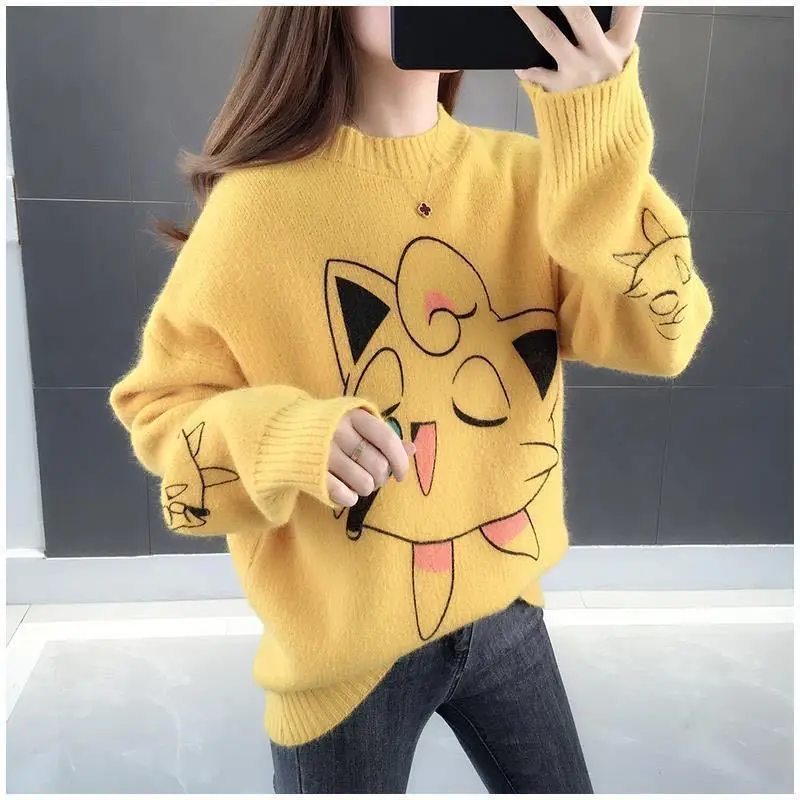 Pokemon Sweater Pullover Pokemon Sweater Women Animation