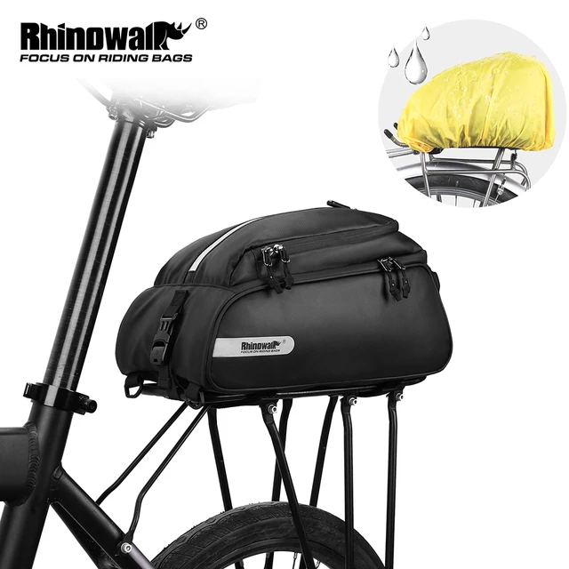 Bicycle Bag Waterproof Rhinowalk  Panniers Bicycle Waterproof - 3 1 Bike  Bags Rear - Aliexpress