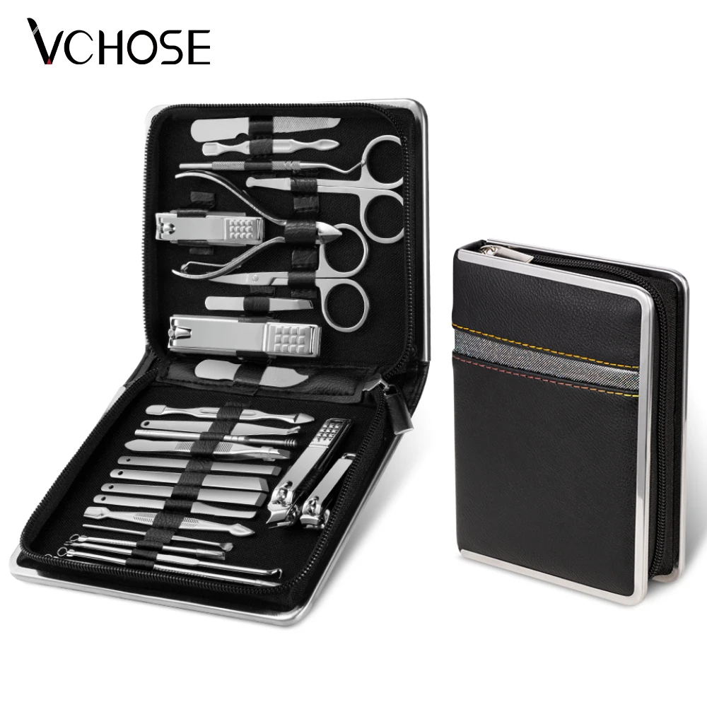 11 26 Pcs Professional Nail Clippers Manicure Set High Quality