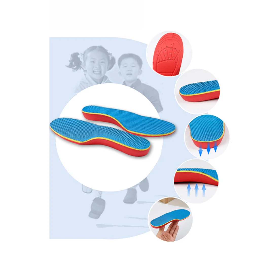

Orthotics Arch of Foot Child Insole Shoe Pads Heel Flat Feet Insoles for Kids Orthopedic