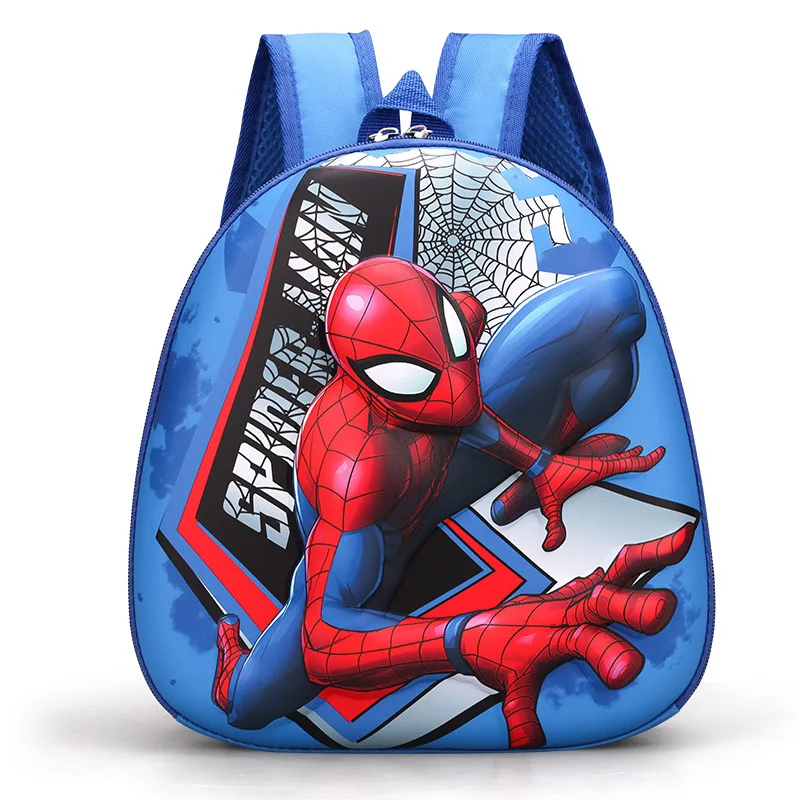 New Disney cartoon Avengers 3D Spider-Man boys School Bag New Kindergarten Baby frozen Backpack Cute gift 2