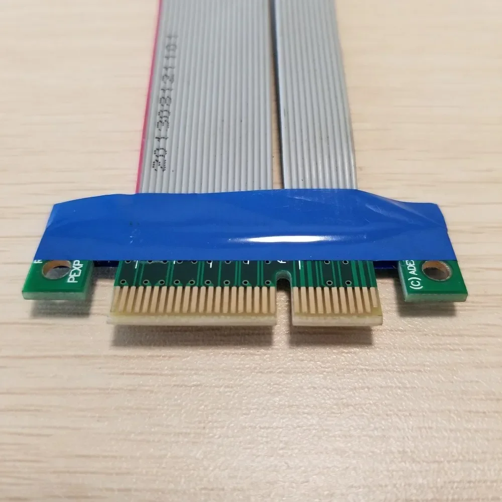 Cabo de Extensão para Cartão Pci-e Pci Expressor x4 Flex Riser Cabo de Extensão de 15cm para 1u 2u - Imagem 2
