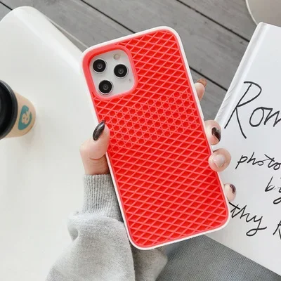 Classic Shoe Phone Case For iPhone 15 14 13 12 11 Pro Max Mini XR XS X XSMax 6 7 8 Plus SE2020 Luxury Waffle Sole Van Back Cover