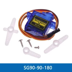 High - Torque Servo Motor for DIY Robotics and RC Projects (SG90 - 90 - 180)