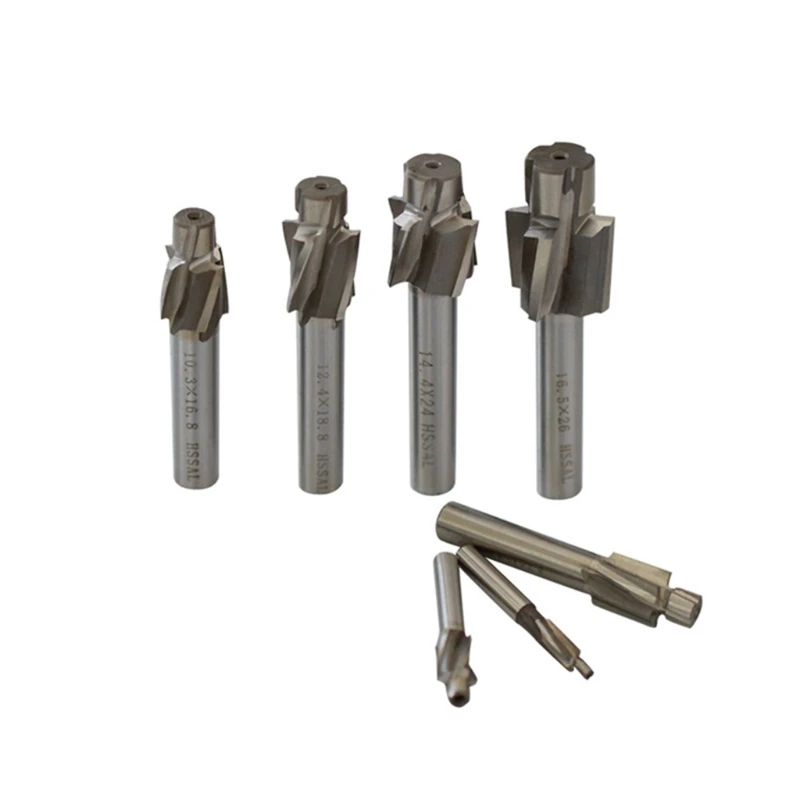 

Countersink Drill 7x Cutter End Mill Set 4T Anti-high Temperature Durable Straight Shank Steel Stainless Tool M3-M12 Dropship