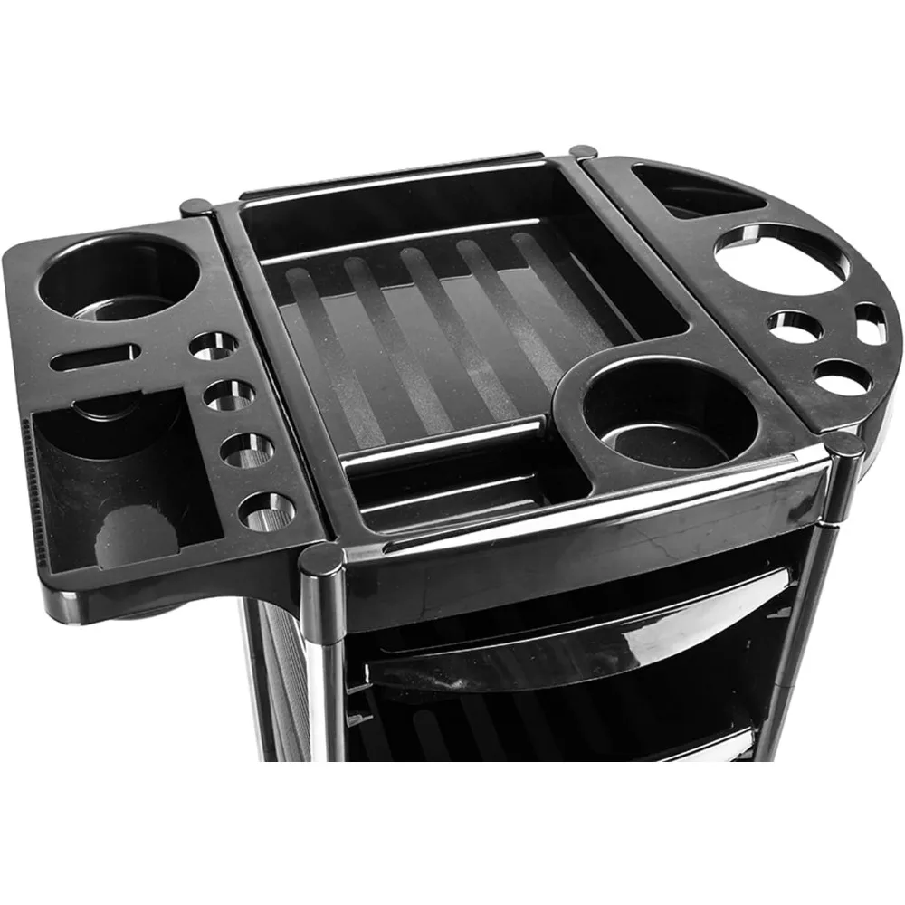 Description Picture 4 of itemSalon Trolley Cart with Wheels, 5 Drawers, Hair Cart Rolling Storage Organizer Barber Station, Salon Cart for Hair Stylist