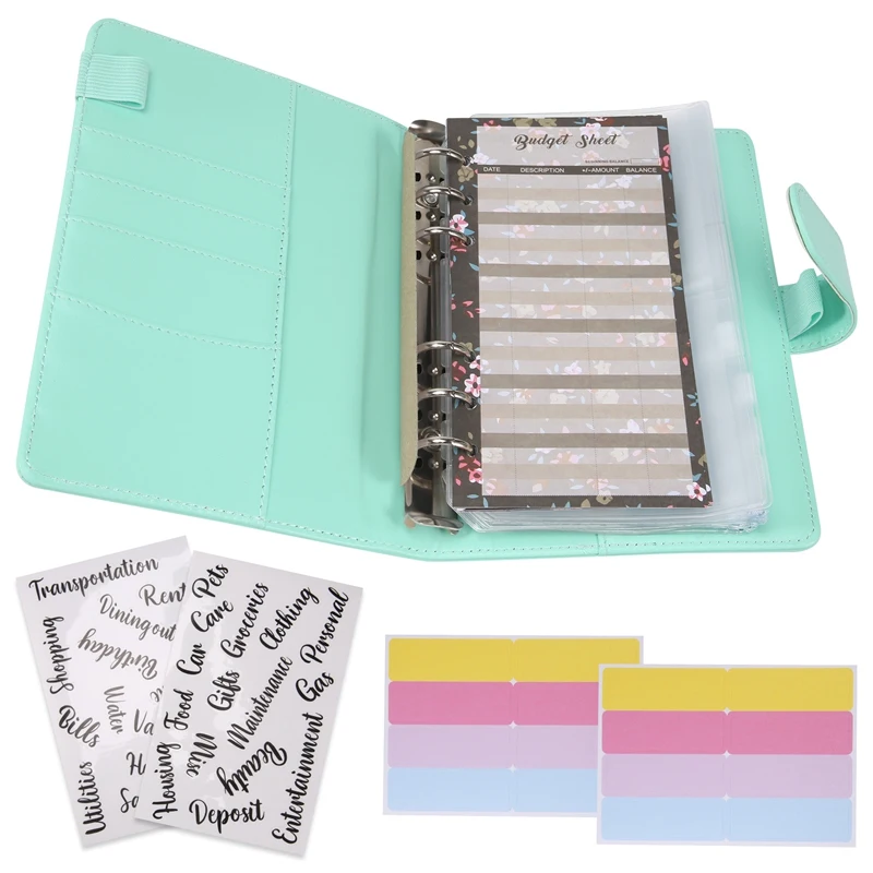 

Budget Binder Set-28 Pieces Of Budget Binder,Money Saving Binder, Cash Envelope For Budget And Financial Management