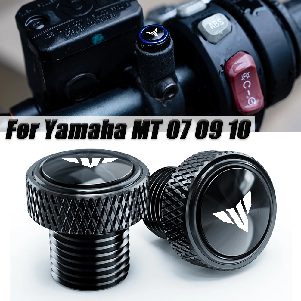 Motorcycle Aluminum Mirror Hole Plug Screws Bolt Accessories