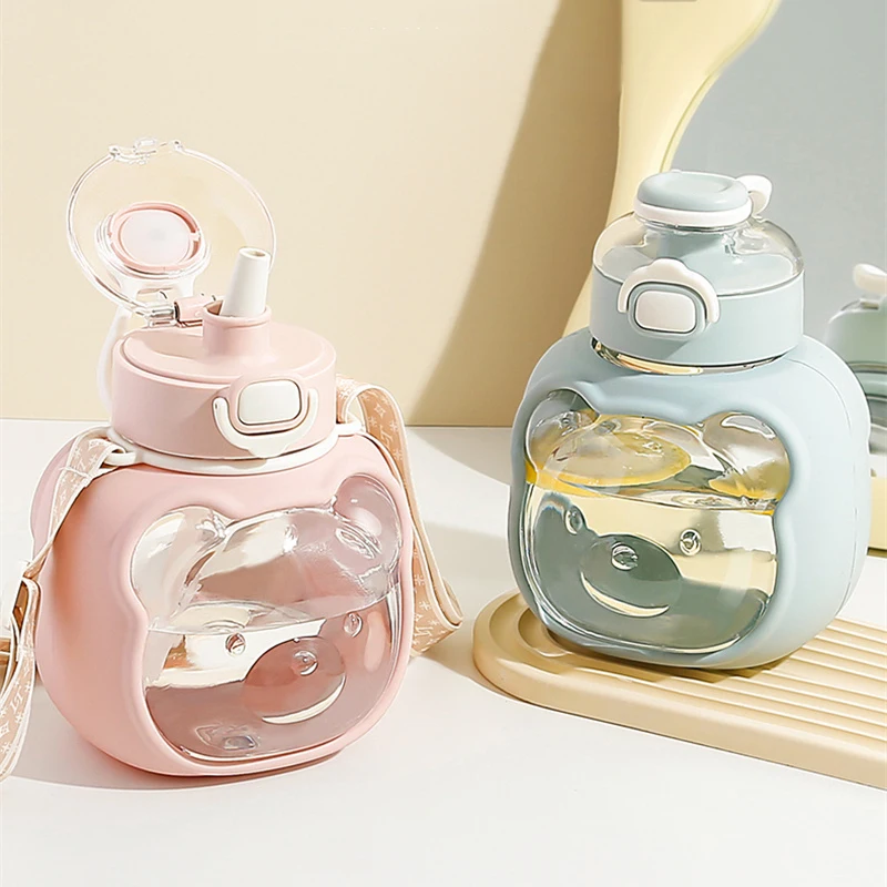 Kawaii Bear Glass Bottle (450ml) - Limited Edition