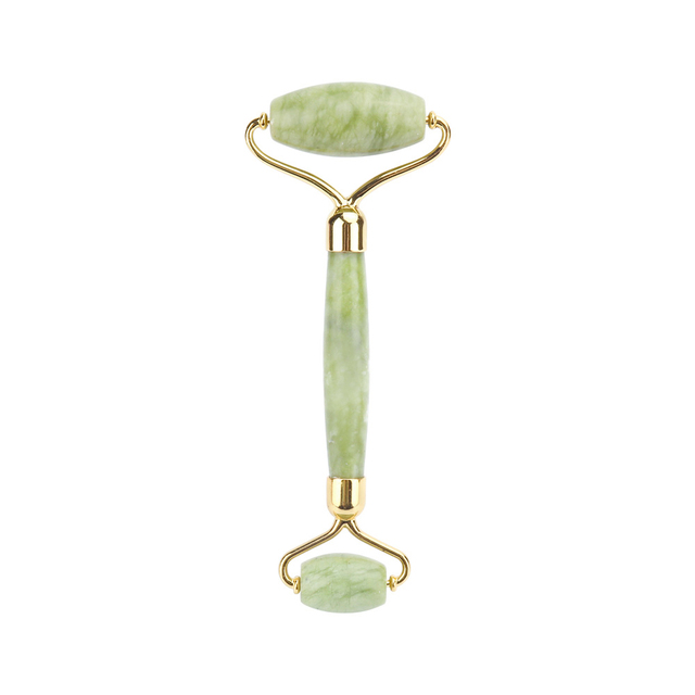Types Xiu Yu Jade Roller Facial Ridged Roller Skin Massage Roller Face Massage Tools Anti Aging Wrinkles Single/Double head