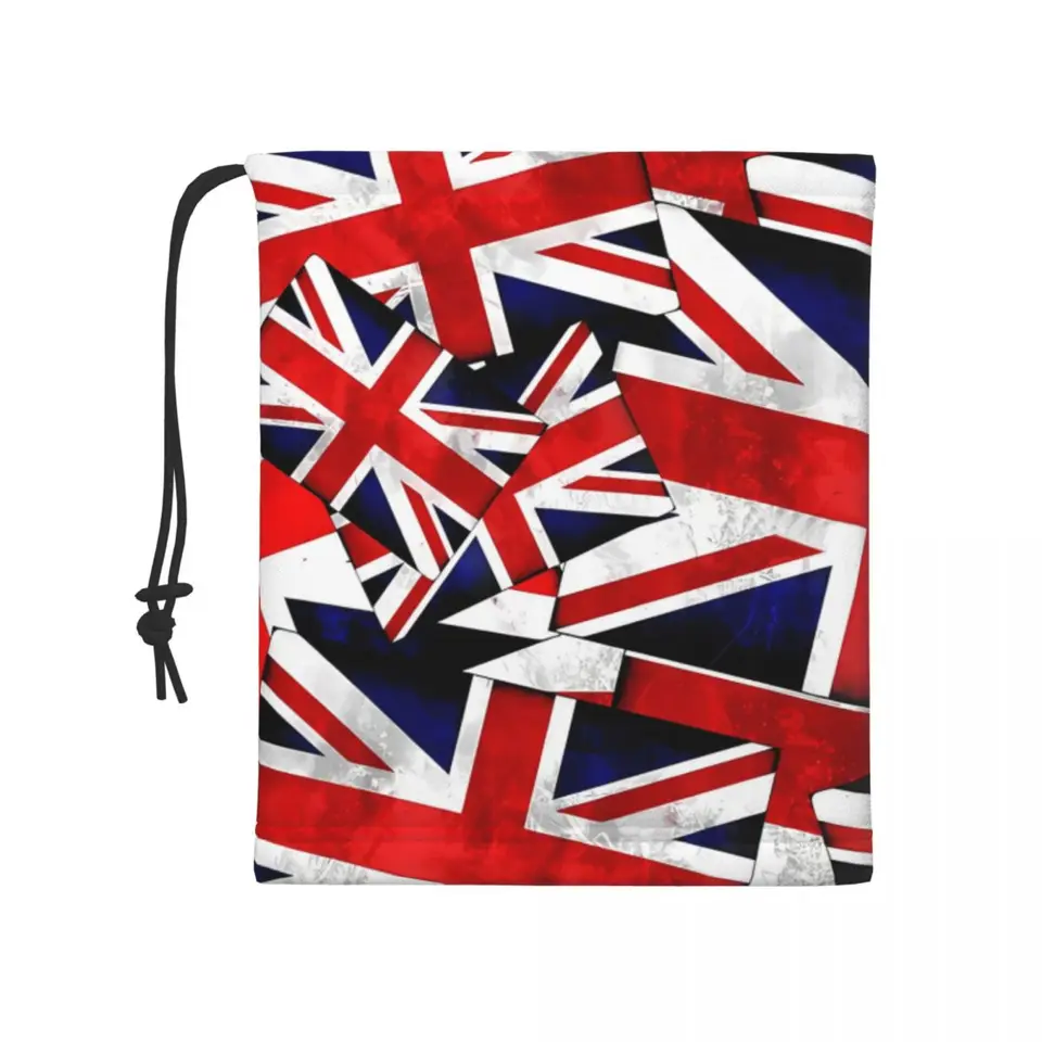 COTONE Di Alta Qualità Gran Bretagna Bandiera Bandana Tiri Collo - Foto 13