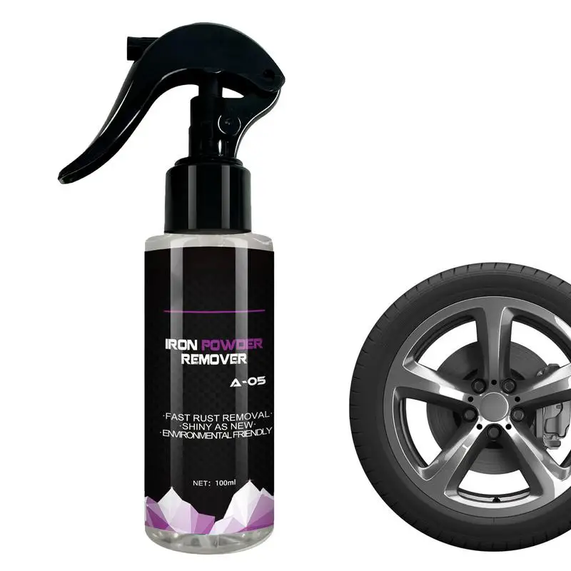 

Car Rust Removal Spray Metal Rust Remover Quick Acting Multifunctional Surface Safe & Professional Car Wheel Cleaner Spray