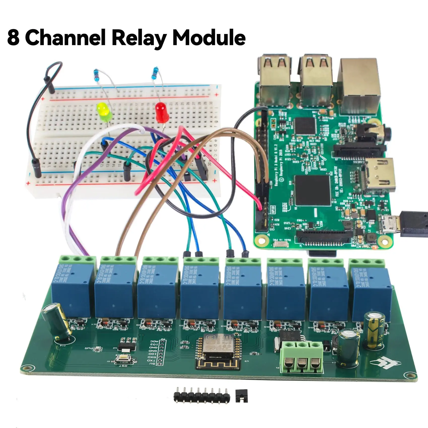 ESP8266  8 ä   ESP-12F    5V/7-28V  