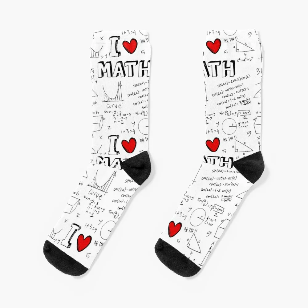 

love math Socks Women'S Socks Warm Socks Sock Christmas